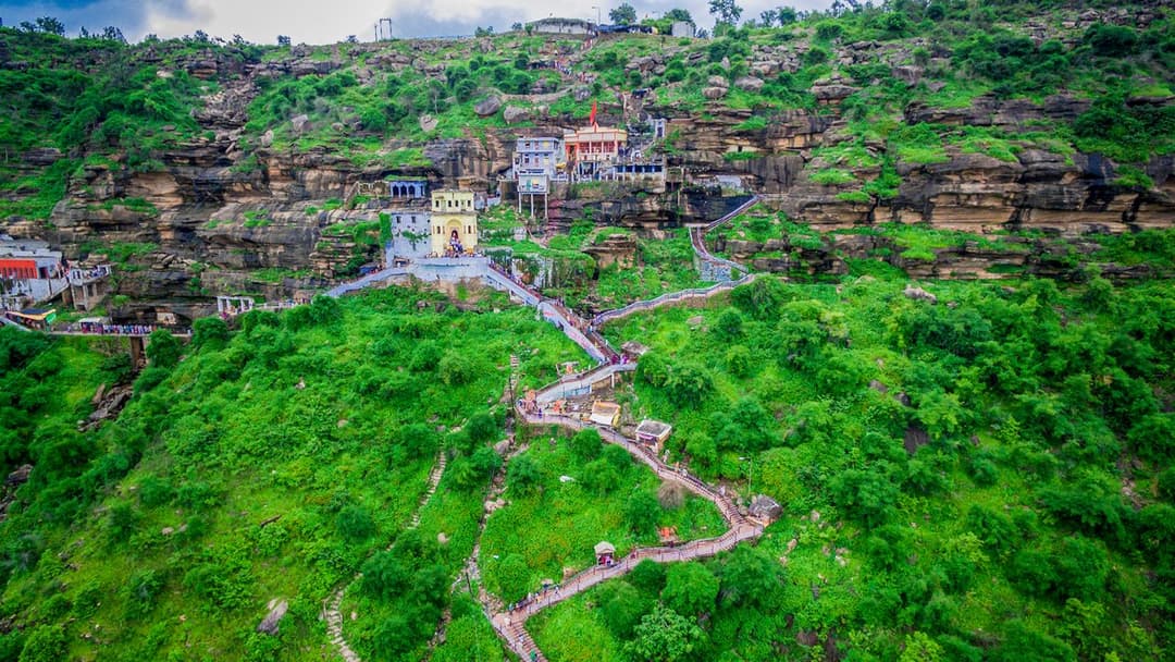 Visit the Scenic Hanuman Dhara Springs in Chitrakoot